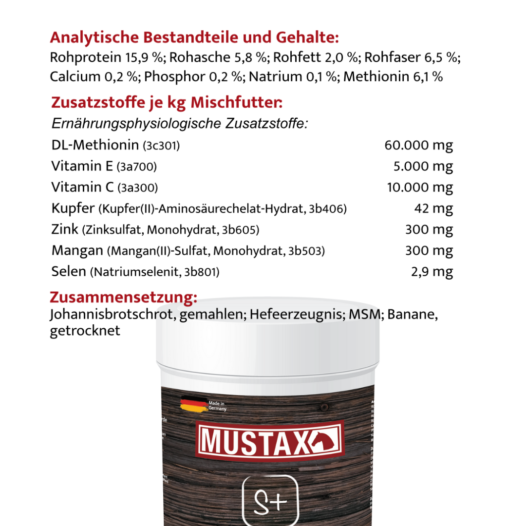 MUSTAX Sehnen+, Pferde Sehnen, Pferde Bänder, Pferde Gelenke, Pferd Sehnenverletzung